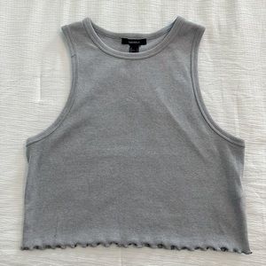 Forever 21 Ribbed High Neck Tank